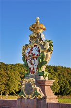 Grimma Electoral Saxon coat of arms on the Pöppemann Bridge