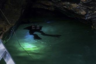 Divers in the Marie Louise Stolln visitor mine