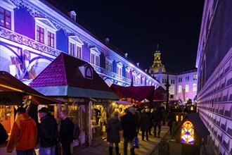 The nostalgic Christmas market in the stable yard of Dresden's Residence Palace also offers quiet