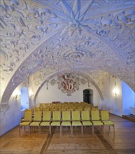 Lauenstein Castle in the Ore Mountains, Turkish or coat of arms hall