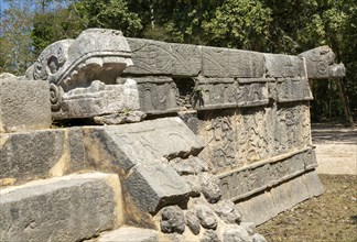 Platform of Venus, Chichen Itza, Mayan ruins, Yucatan, Mexico, Central America