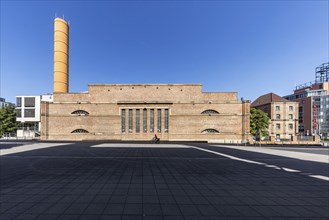 Theaterhaus Stuttgart in the former Rheinstahlhalle at Pragsattel, exterior view, private theatre,