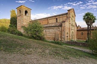 The Abbey of Vezzolano, Abbazia Santa Maria di Vezzolano, Albugnano, Province of Asti, Monferrato,