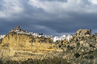 The white houses of Arcos de la Frontera, Andalusia, Spain, Europe