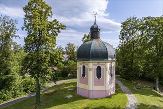 Josefskapelle, baroque chapel from 1629, octagonal dome, architectural monument, Sigmaringen,