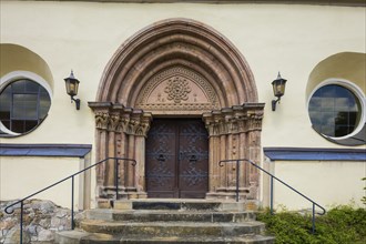 The Protestant town church of Nossen is a baroque hall church in Nossen in the district of Meissen