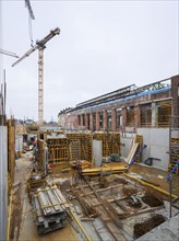 Central power station construction site