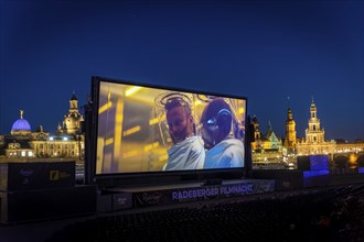 The Film Nights on the banks of the Elbe are Germany's largest open-air cinema festival. They have