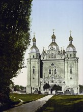 Cathedral of St. Peter and St. Paul, Kiev, Russia, Ukraine, c. 1890, Historic, digitally enhanced