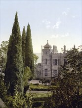 Vorontsov Palace, Alupka, town in Ukraine on the subtropical southern coast of the Crimean