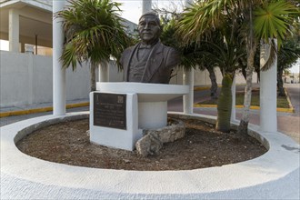 Sculpture of President Benito Juarez Garcia 1806-1872, Isla Mujeres, Caribbean Coast, Cancun,