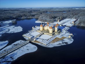 Moritzburg Baroque Palace in Winter