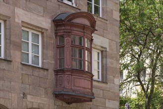 Historic Chörlein, Untere Kreuzgasse, Nuremberg, Middle Franconia, Bavaria, Germany, Europe