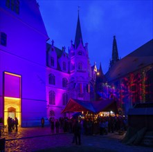 Medieval market at the Albrechtsburg in Meissen