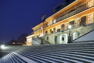 Pillnitz Water Palace in winter