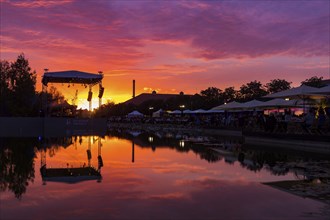 The Seebühne Dresden a new place for art, culture and enjoyment. On the Seebühne in the