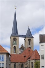 St. Martini, Martini Church, Halberstadt, Harz Mountains, Saxony-Anhalt, Germany, Europe