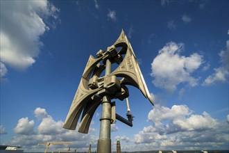 Siren system on a high-rise building in Dresden. It is used to warn the population quickly and