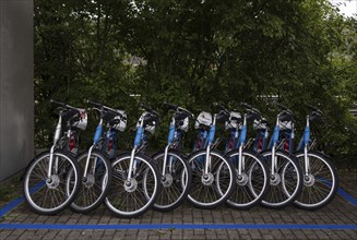 Bicycles for hire, rental bikes, e-bikes of the bicycle and pedelec rental system RegioRadStuttgart