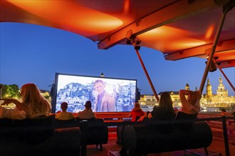 The Film Nights on the banks of the Elbe are Germany's largest open-air cinema festival. They have