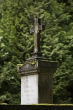 Grave at the cemetery of the Russian Orthodox Church of St. Elisabeth in Wiesbaden, Hesse, Germany,