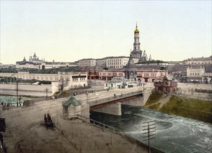 Panorama of Kharkov, Kharkiv, Ukraine, Russia, c. 1890, Historic, digitally enhanced reproduction