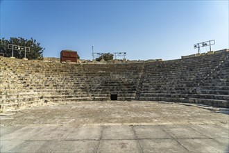 The Greco-Roman Theatre in the Ancient City of Kourion, Episkopi, Cyprus, Europe