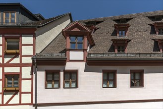 Historic Attic, Irrerstr. 1, Nuremberg, Middle Franconia, Bavaria, Germany, Europe