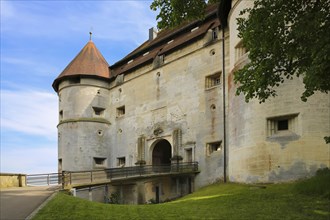 North Gate, Hellenstein Castle, historic building, fortification, castle complex, residence, spur