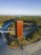 Rusty nail, Lusatian Lakeland landmark