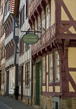 Half-timbered houses, German Half-timbered House Road, Hann. Münden or Hannoversch Münden, Lower