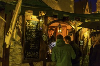 Medieval market at the Albrechtsburg in Meissen