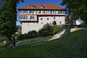 Gomaringen Castle, former parish seat of Johann Ulrich Schwindrazheim, Gustav Schwab Museum, former