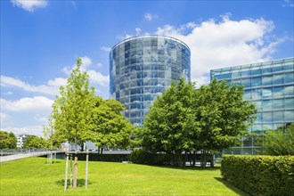 The Transparent Factory in Dresden is one of three production sites of Volkswagen Sachsen GmbH. The