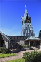 Cathedral of the Franconian Forest, St. Laurentius Church at Buchbach, architect Gerhard Mantke,