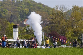 Steamship parade of the historic paddle steamers