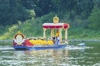 Pleasure gondolas in 1719 The 300th anniversary of the prince's wedding in 1719 was celebrated in