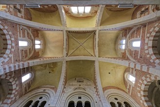 Romanesque porch, Cathedral, Duomo San Evasio, Casale Monferrato, Province of Alessandria,