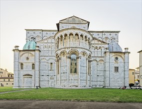 Apse and choir, Cathedral, Cattedrale di San Martino also Duomo di Lucca, Lucca, Tuscany, Italy,