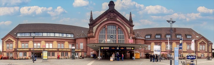 Panorama of Osnabrück railway station Germany