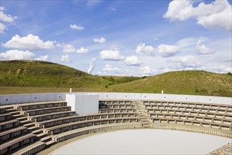 Bärwalder See Landscape Park, a post-mining landscape that is being recultivated by the LMBV. The