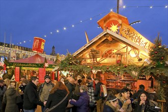 The Striezelmarkt, which has been held since 1434, is the oldest Christmas market in Germany and