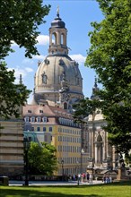 The Brühlsche Terrasse is an architectural ensemble and a tourist attraction in Dresden. The