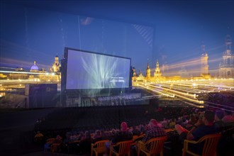 The Film Nights on the banks of the Elbe are Germany's largest open-air cinema festival. They have