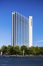 Chemnitz's tallest building, at 93 m, is the Hotel Kongress, now Mercure, in the city centre, built