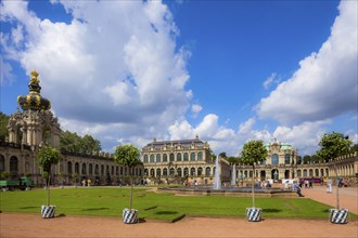 The Zwinger in Dresden is one of the most famous baroque buildings in Germany And it houses museums