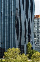 High-rise buildings in Donaupark, Donau City, Vienna Austria