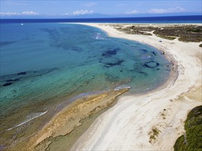 Aerial view, Cape Possidi, Kassandra, Chalkidiki, Greece, Europe