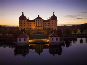 Moritzburg Baroque Palace in the Evening