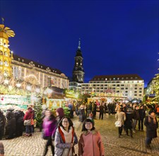 The Striezelmarkt, which has been held since 1434, is the oldest Christmas market in Germany and